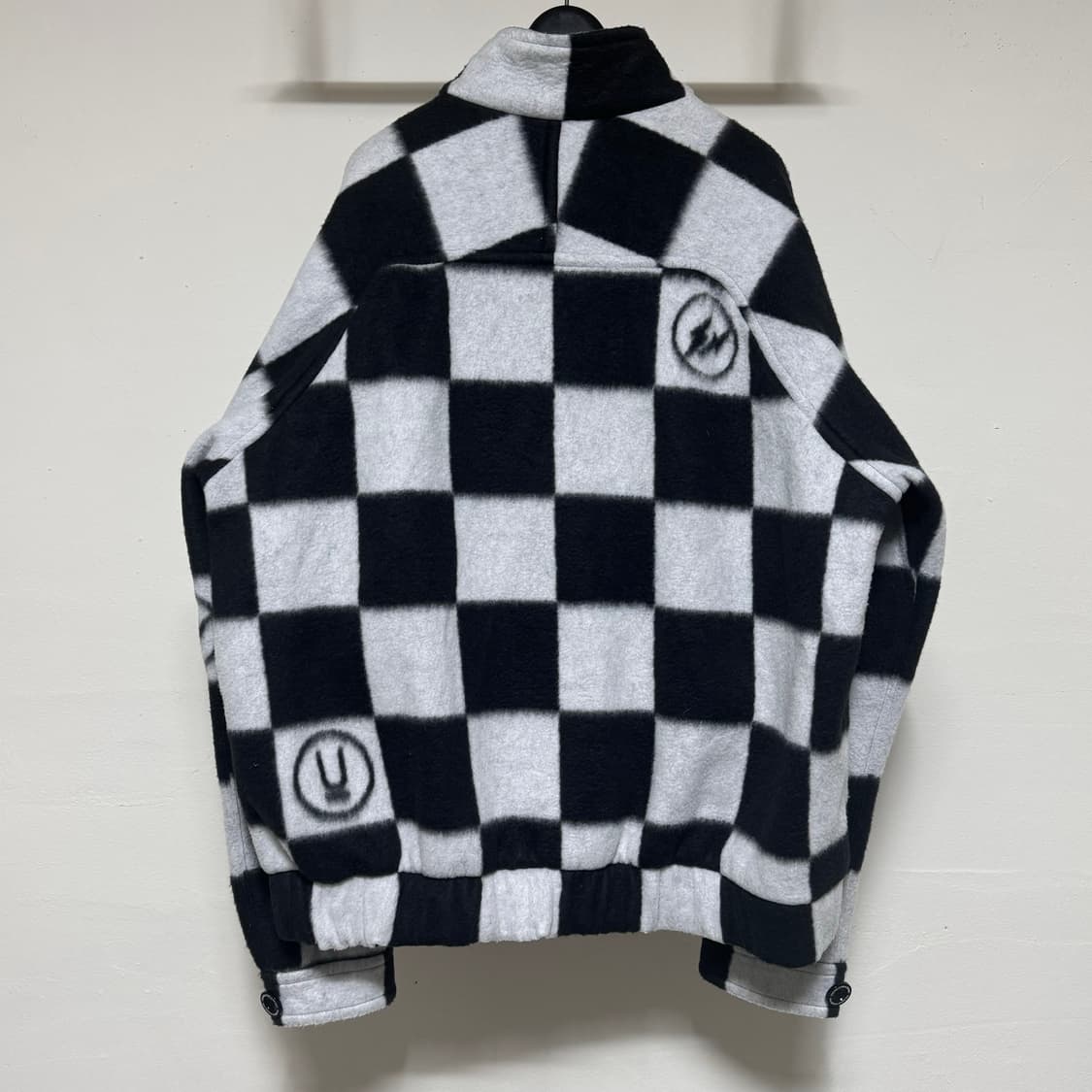 언더커버 x 프라그먼트 체커보드 프린트 블루종 4 상품이미지2