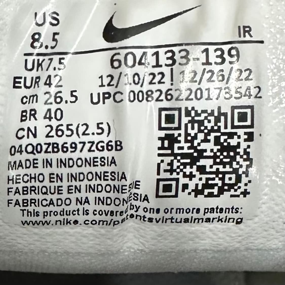 265) 나이키 운동화 남성 남자 신발 에어맥스 플러스 TN 화이트 상품이미지9