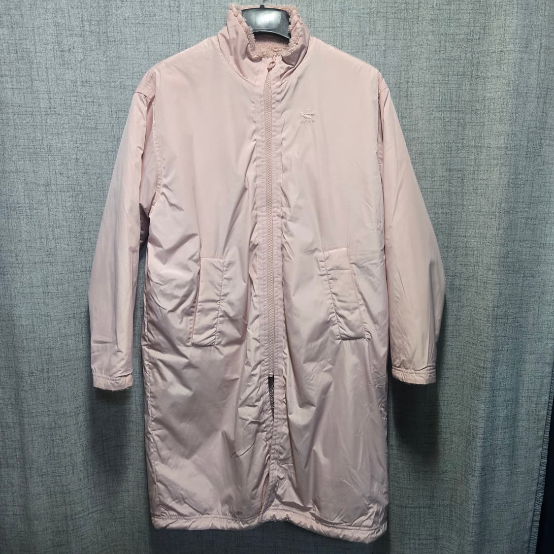 아디다스 핑크 롱 리버시블 패딩  상품이미지1