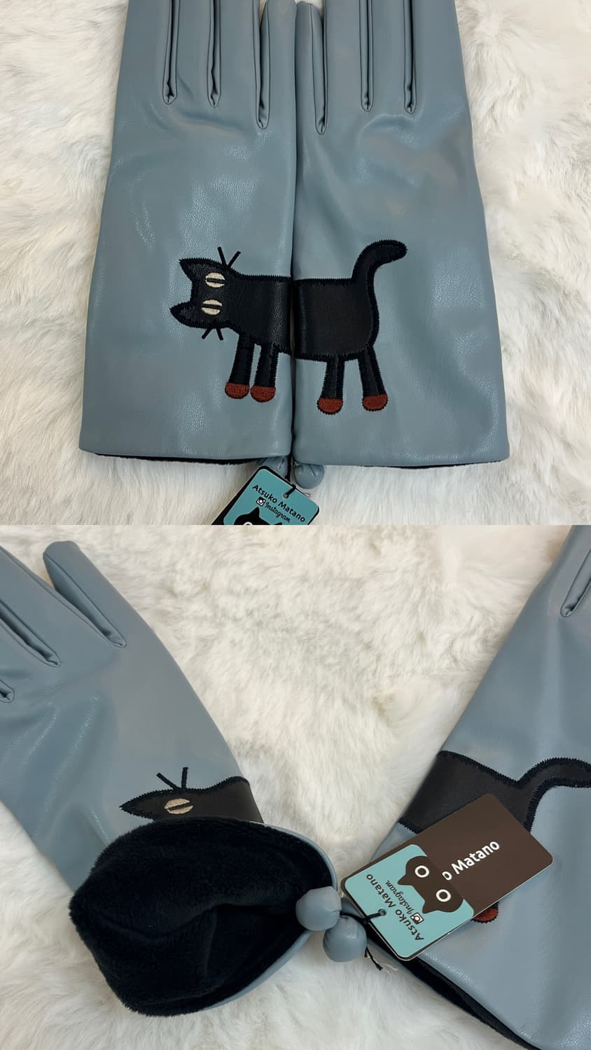 🐈‍⬛ Atsuko Matano 가죽 장갑 상품이미지6