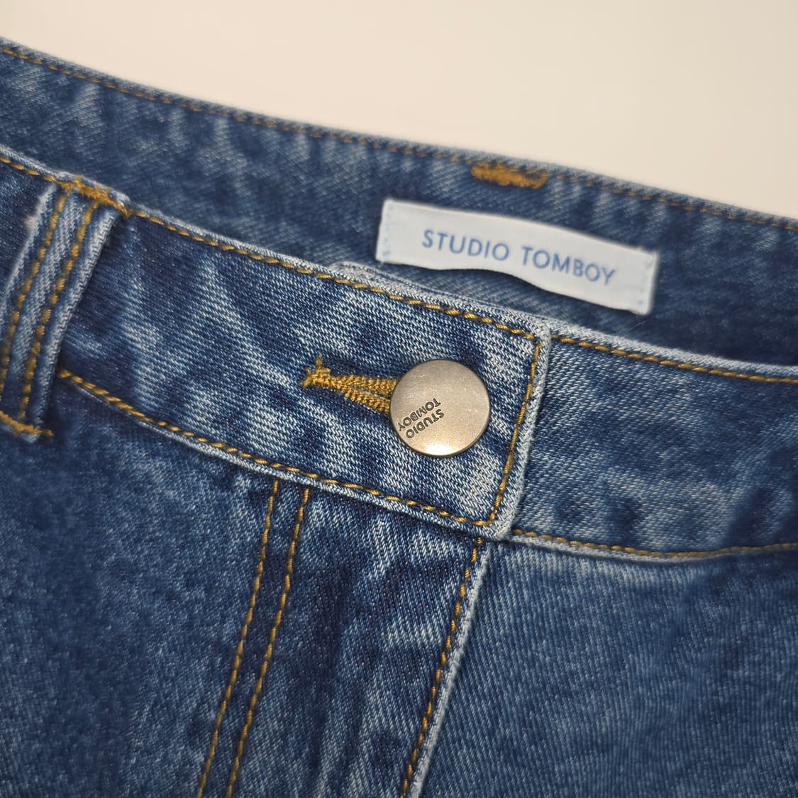 스튜디오 톰보이 데님 카고 롱 스커트 상품이미지2