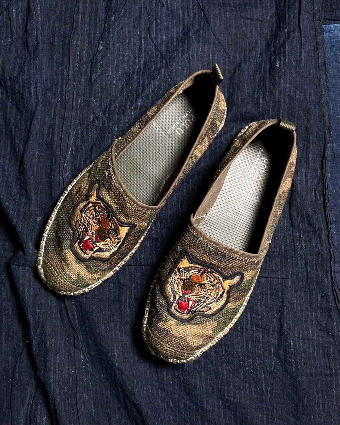 폴로 랄프로렌 바론 카모 벌랩 에스파드류 US 9.5 상품이미지2