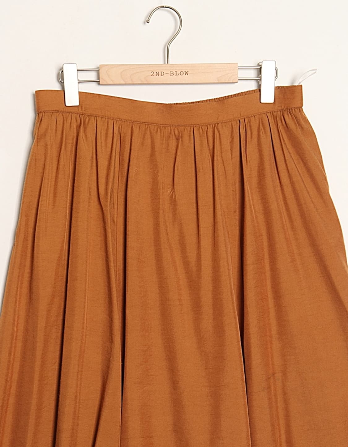 GALLORIA Satin Gather Skirt (30) 상품이미지2