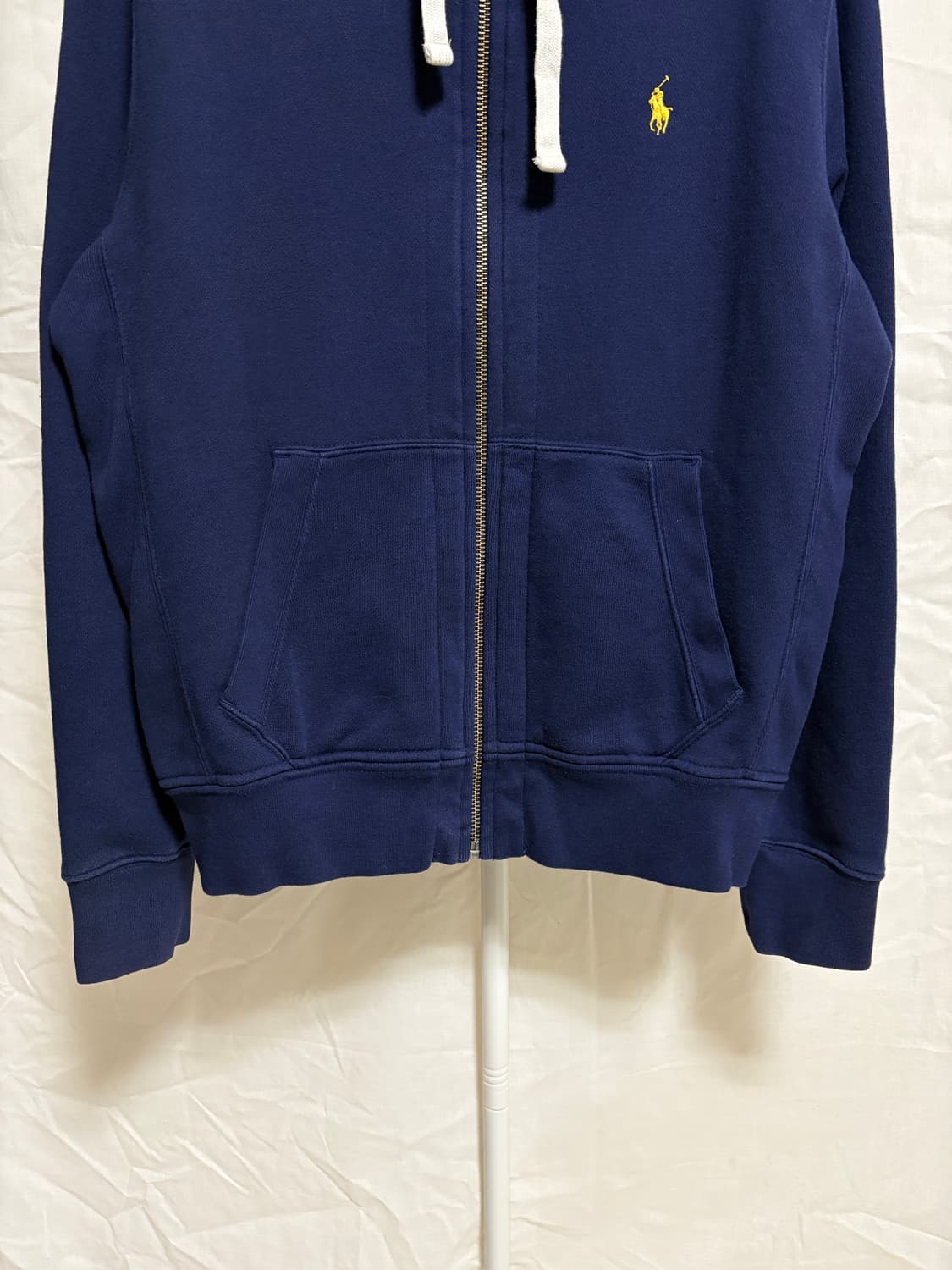 폴로 랄프로렌 코튼 기모 후드집업 / 네이비, L 상품이미지3