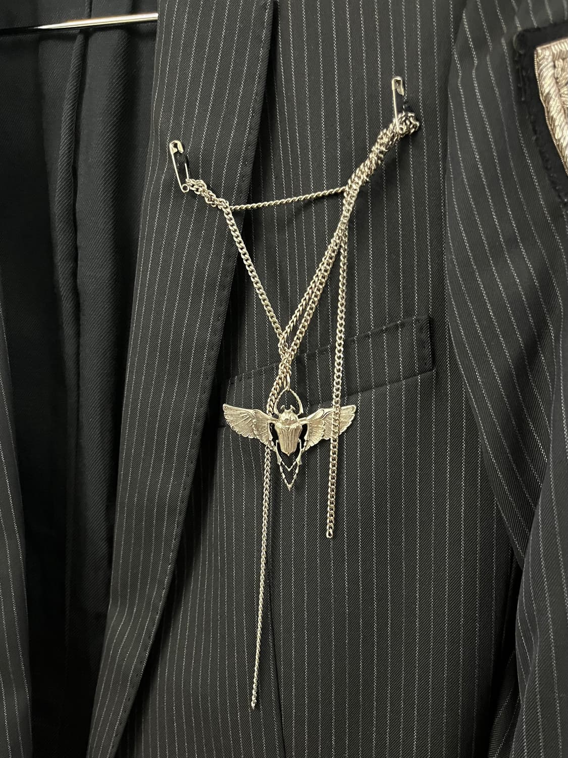 발망 2011SS 데카르넹 세이프티핀 체인 블레이저 상품이미지6