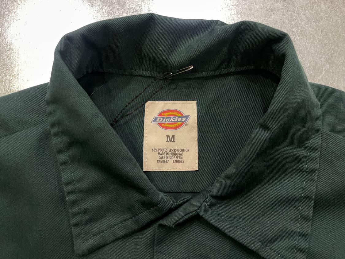 (M) Dickies 디키즈 반팔 워크 셔츠 그린 상품이미지8
