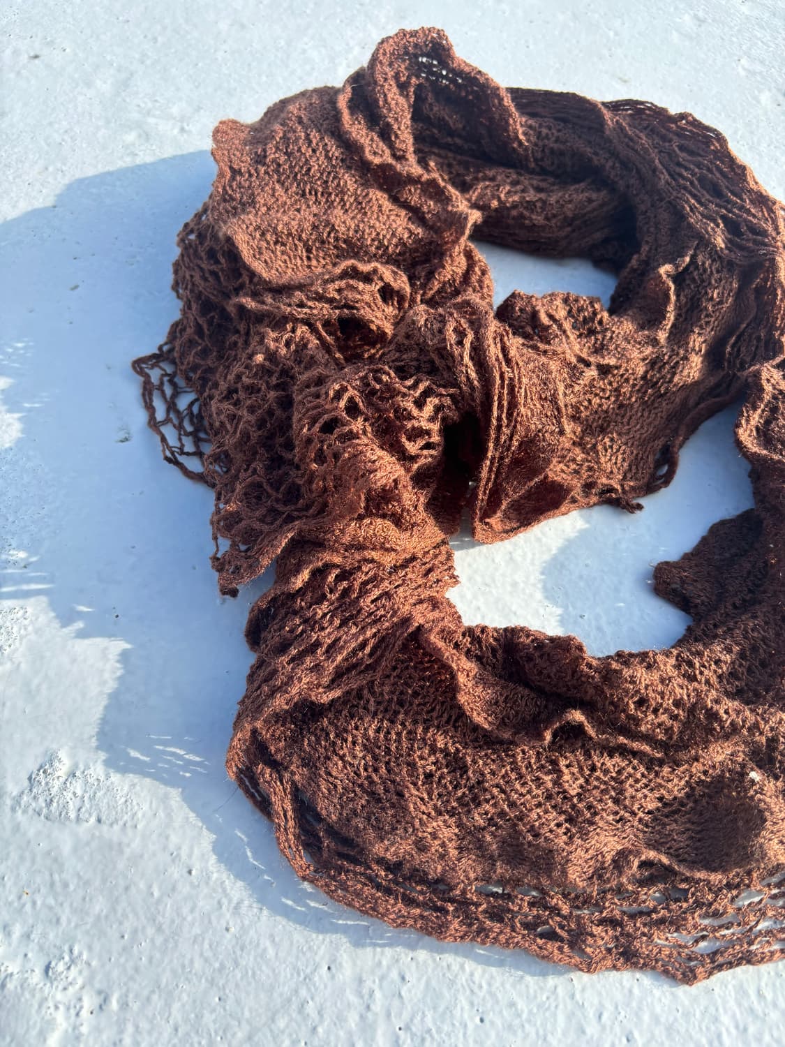 16. Brown layered scarf 2.8 상품이미지3