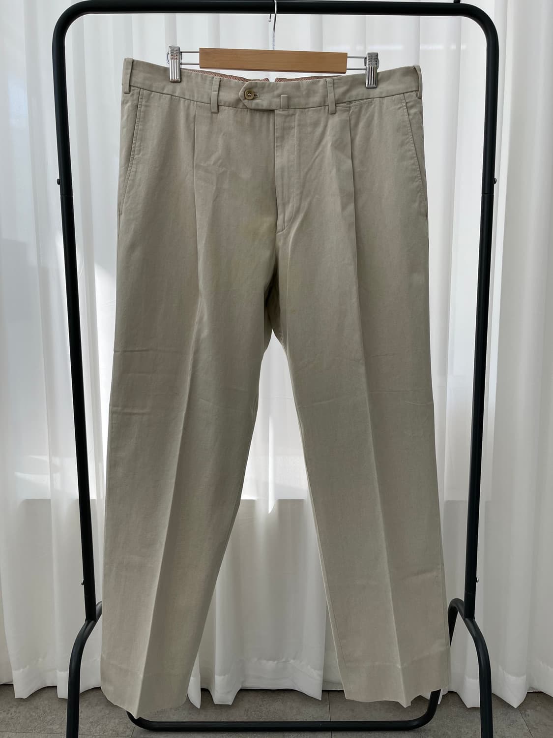 로로피아나 남성 면바지 베이지  상품이미지1