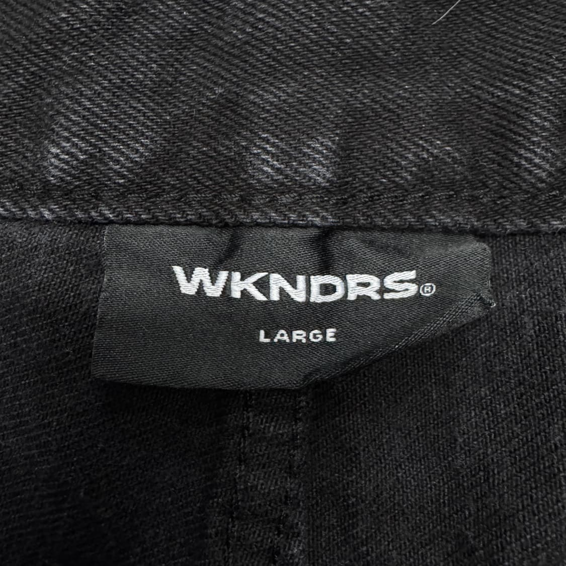 위캔더스 와이드 흑청 데님팬츠 상품이미지8