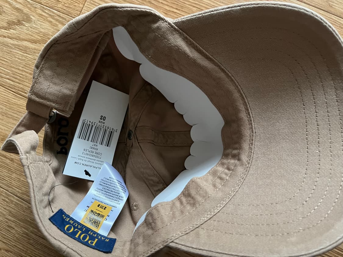 폴로 베이지 모자 상품이미지1