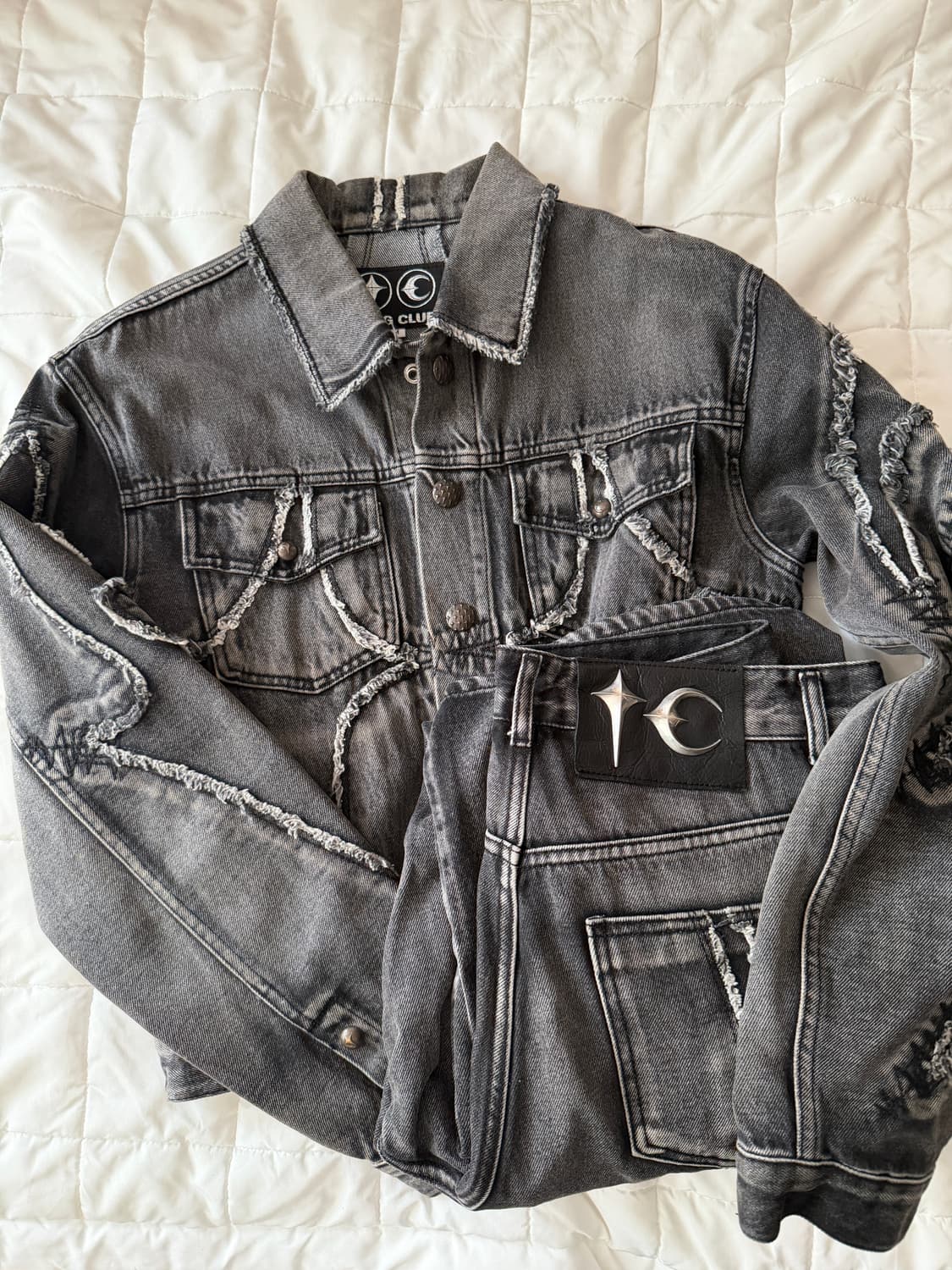 떠그클럽 트라이벌 데님셋업 상품이미지1