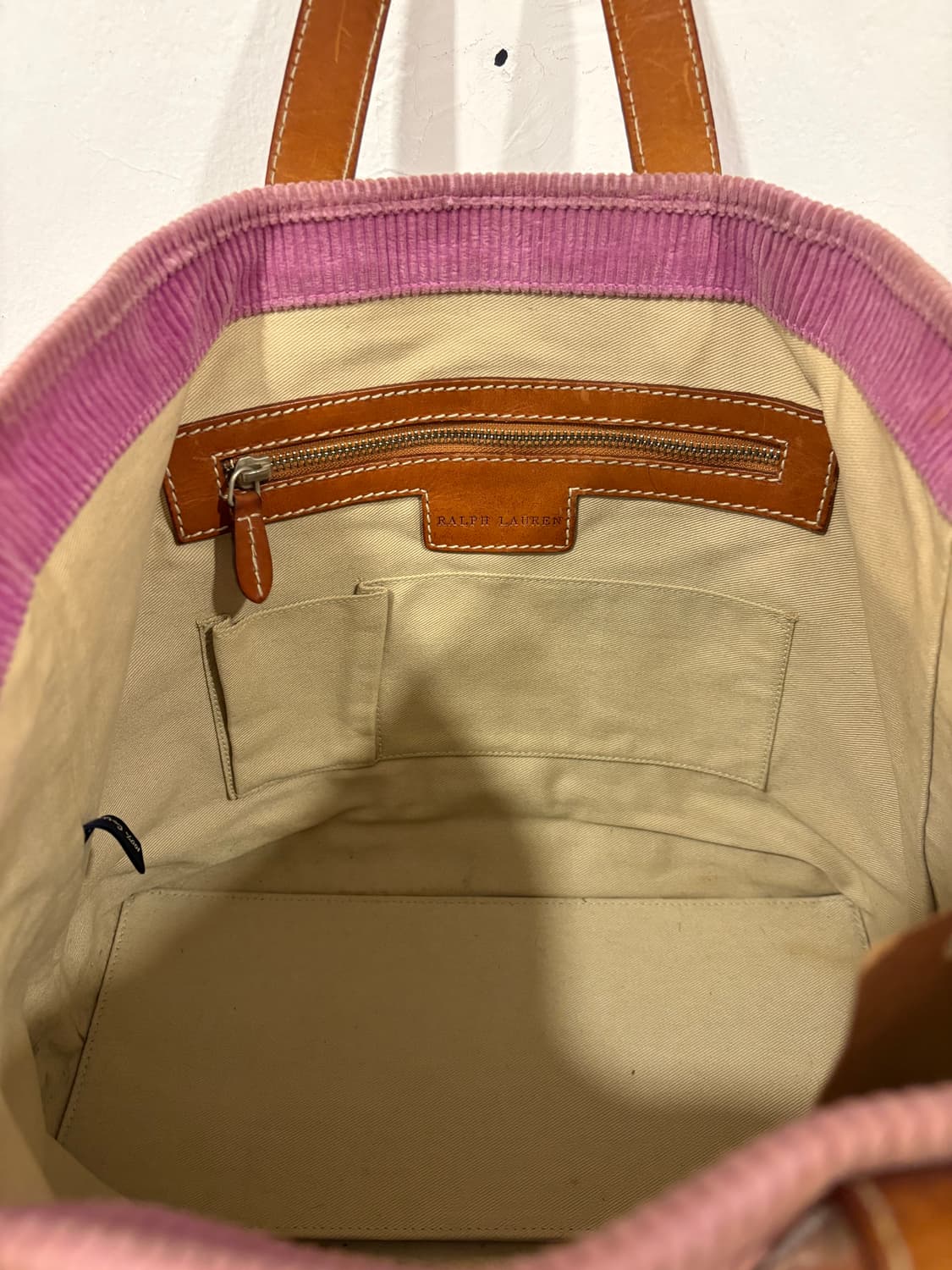 폴로 골덴토트백 상품이미지4