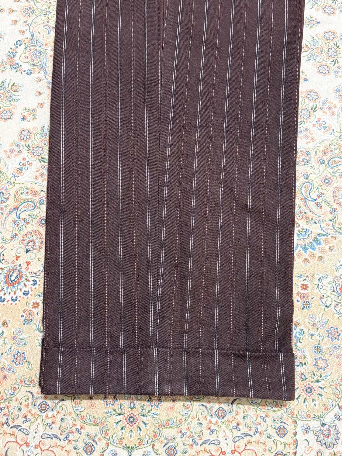 타임원클로딩 엣라코 브라운 스트라이프 트라우저 30 상품이미지3