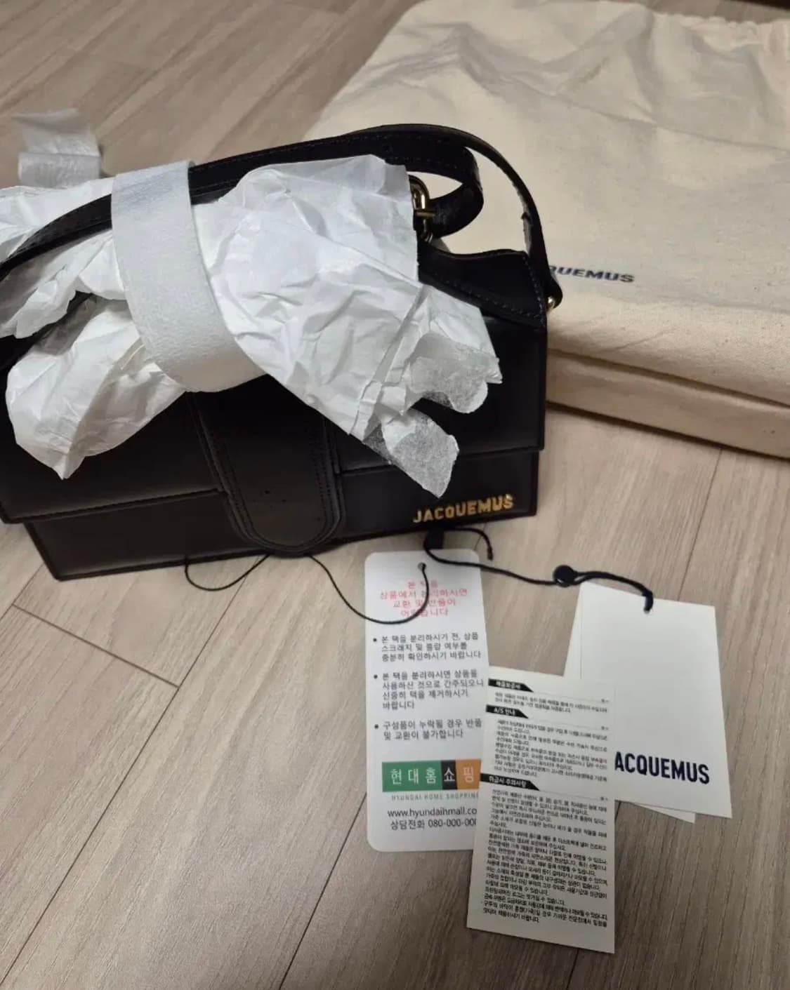 자크뮈스 르 그랜드(르그랑) 밤비노 블랙 숄더백 상품이미지2