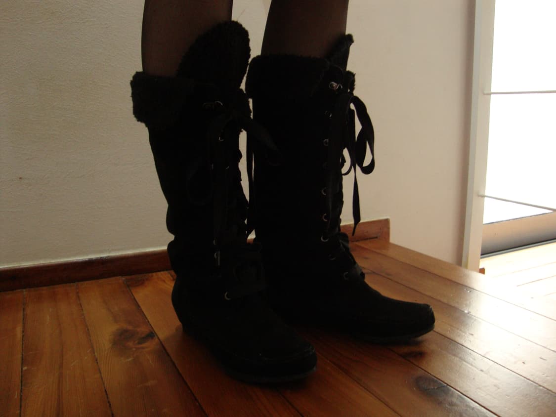 블랙 롱부츠 상품이미지2