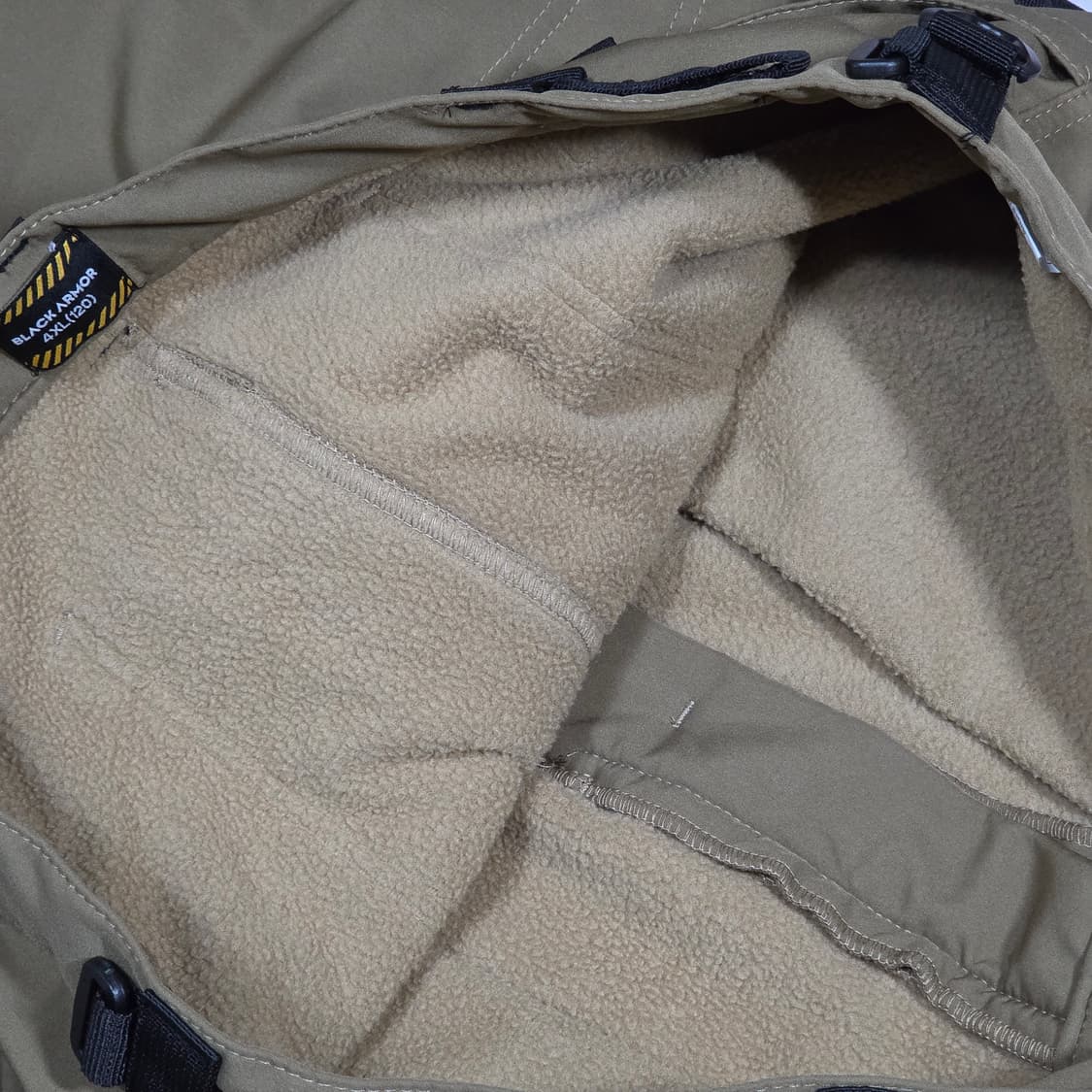 브라운 기모 방한 워크 팬츠 상품이미지8