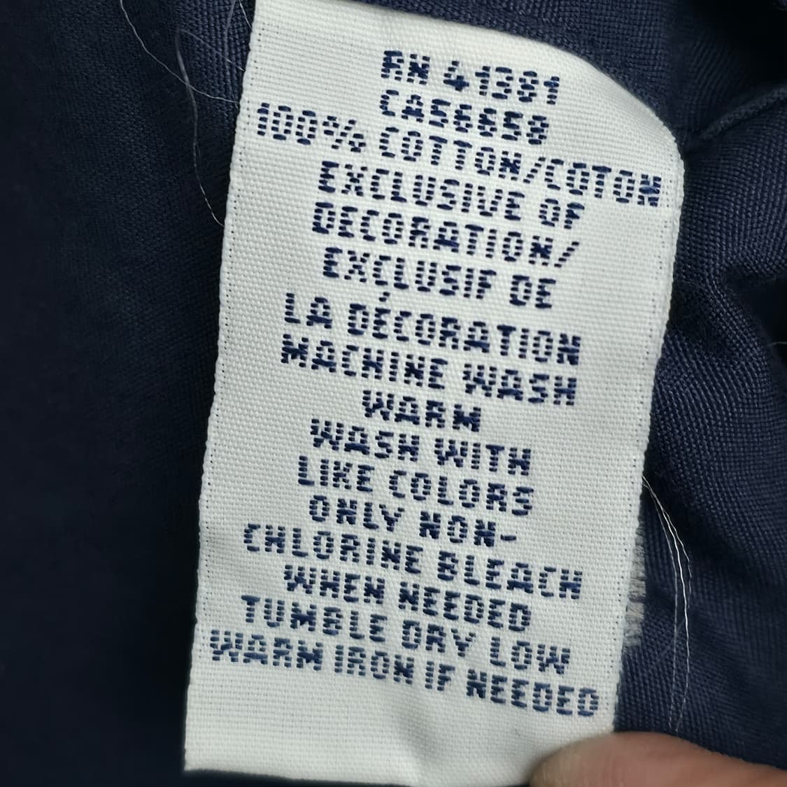 [M] 폴로 랄프로렌 네이비 셔츠 상품이미지6