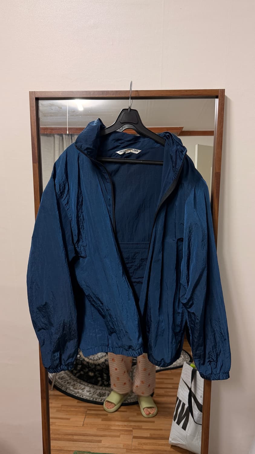 [L] 헤리티지플로스 나일론 워셔 자켓 네이비 상품이미지2