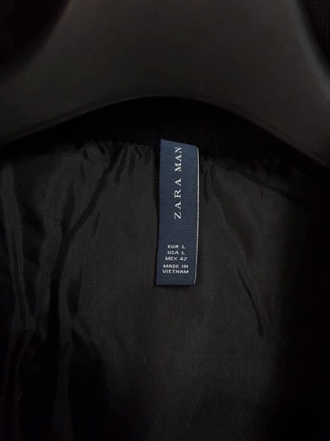 자라 남성 후드 패딩 자켓 블랙 100 상품이미지6