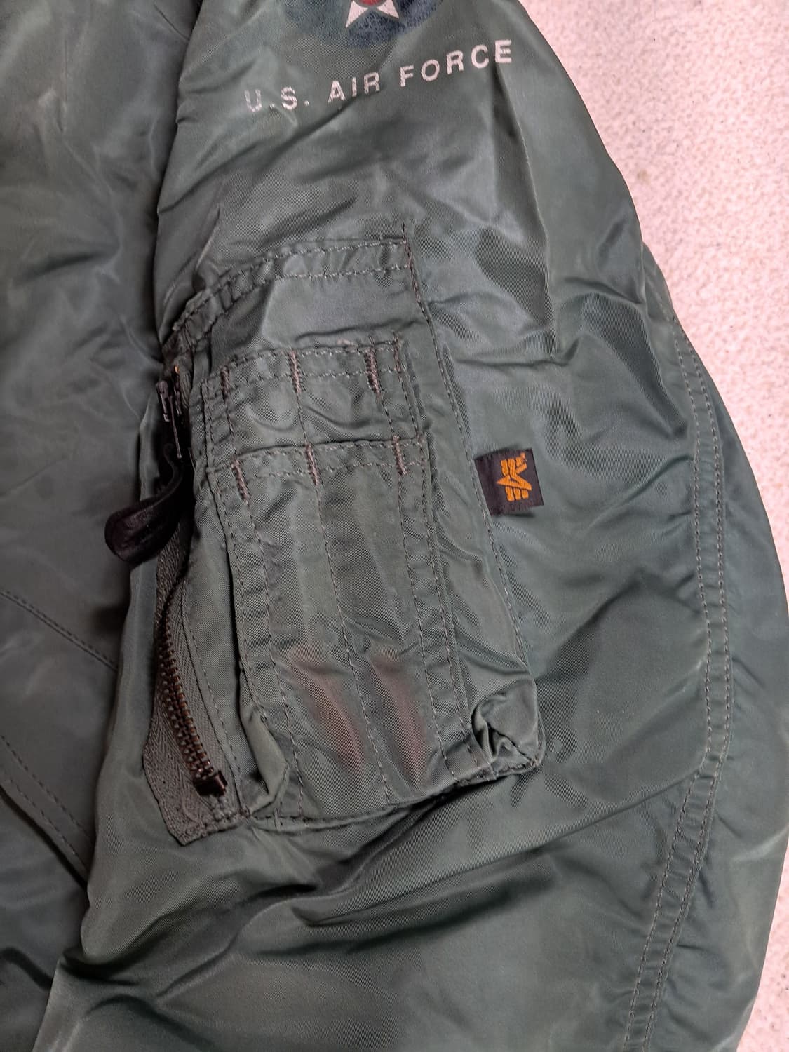 오리지날 알파사 L-2B미공군 자켓 상품이미지6