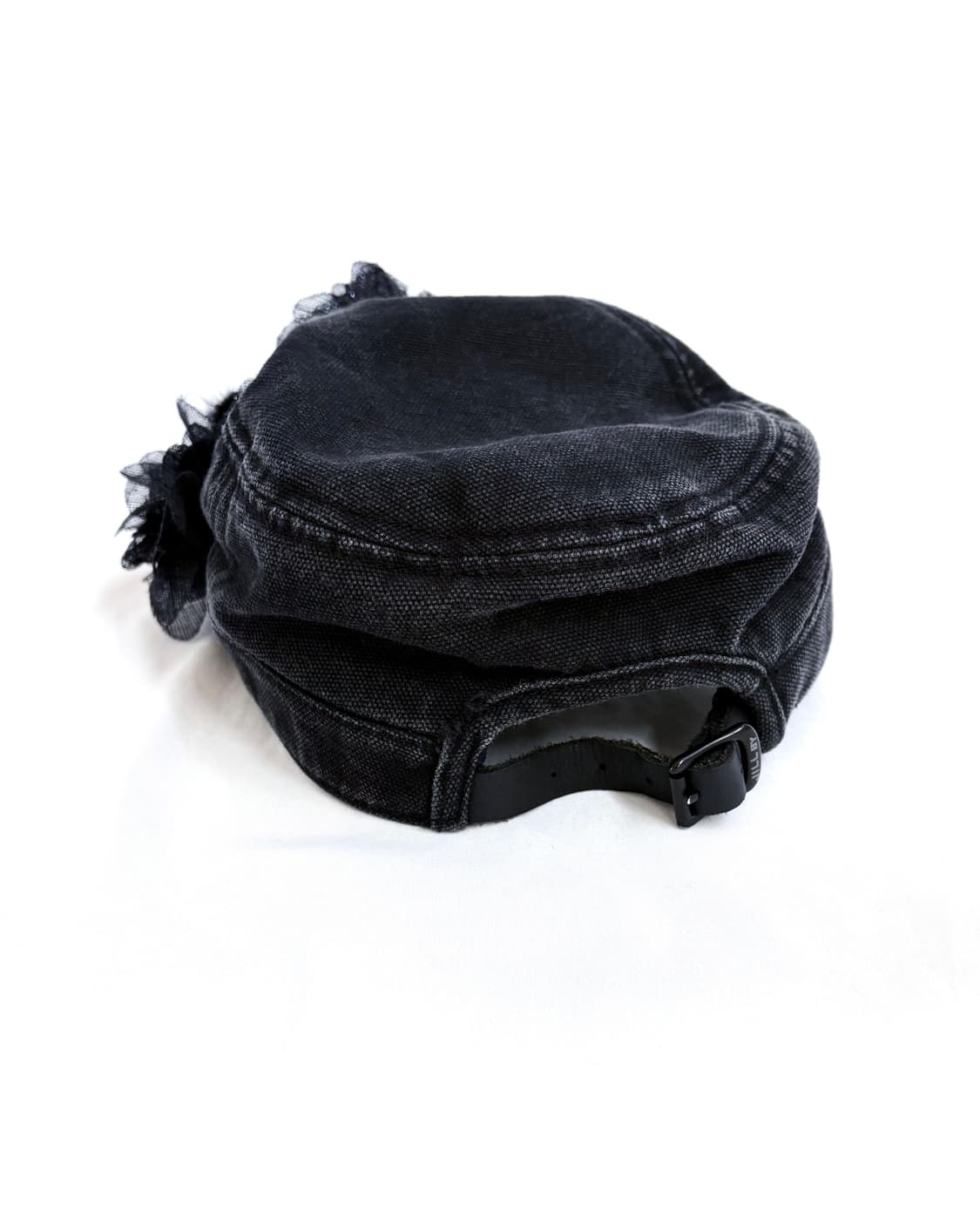 Custom🐾)Dark-washing net flower cap 상품이미지3