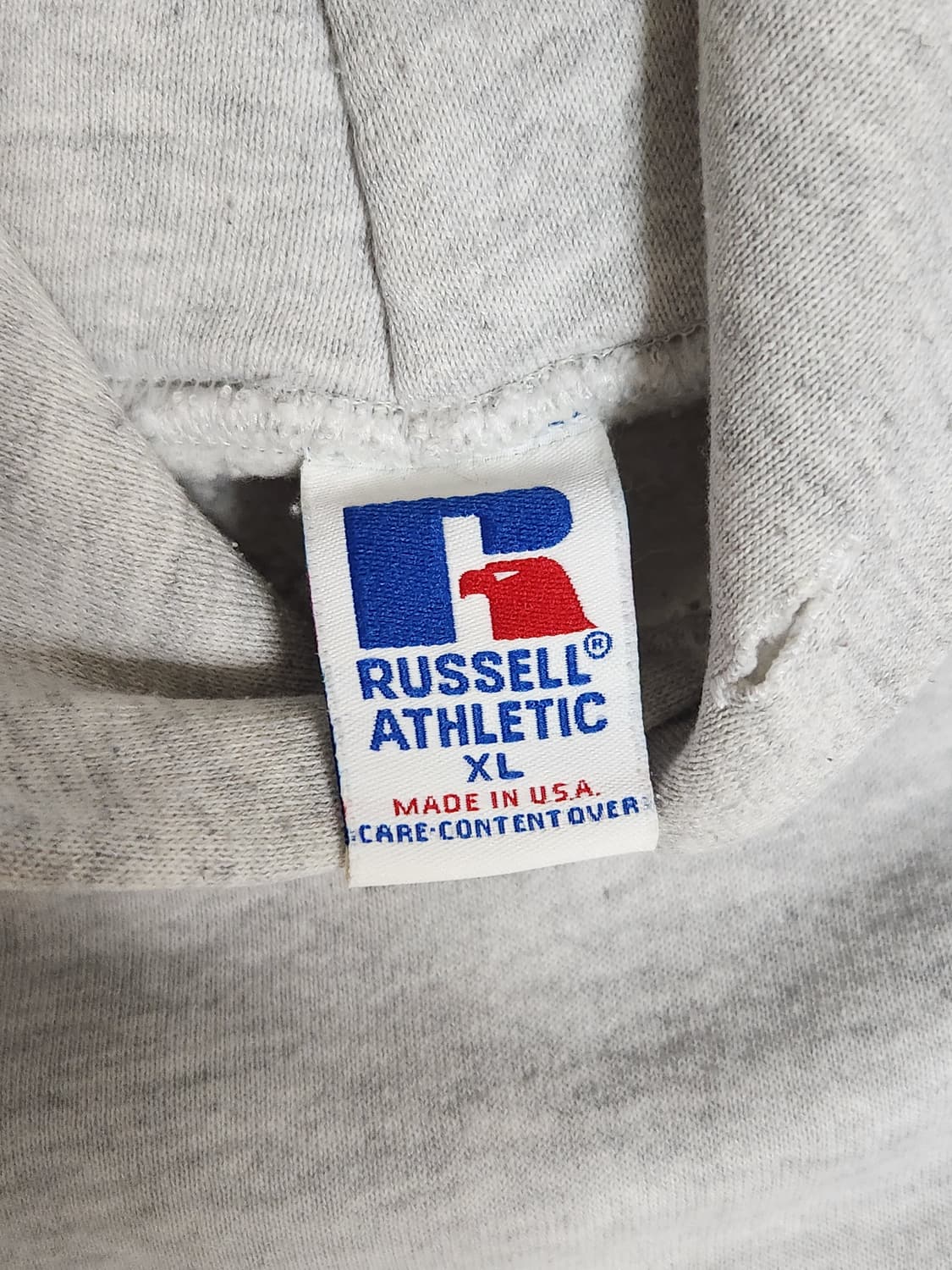 90s 러셀 후디hoodie XL (라이트 그레이, ASH) 🇺🇸 상품이미지2