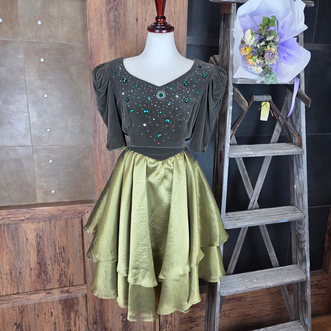 페르세포네 퍼프 드레스 상품이미지2