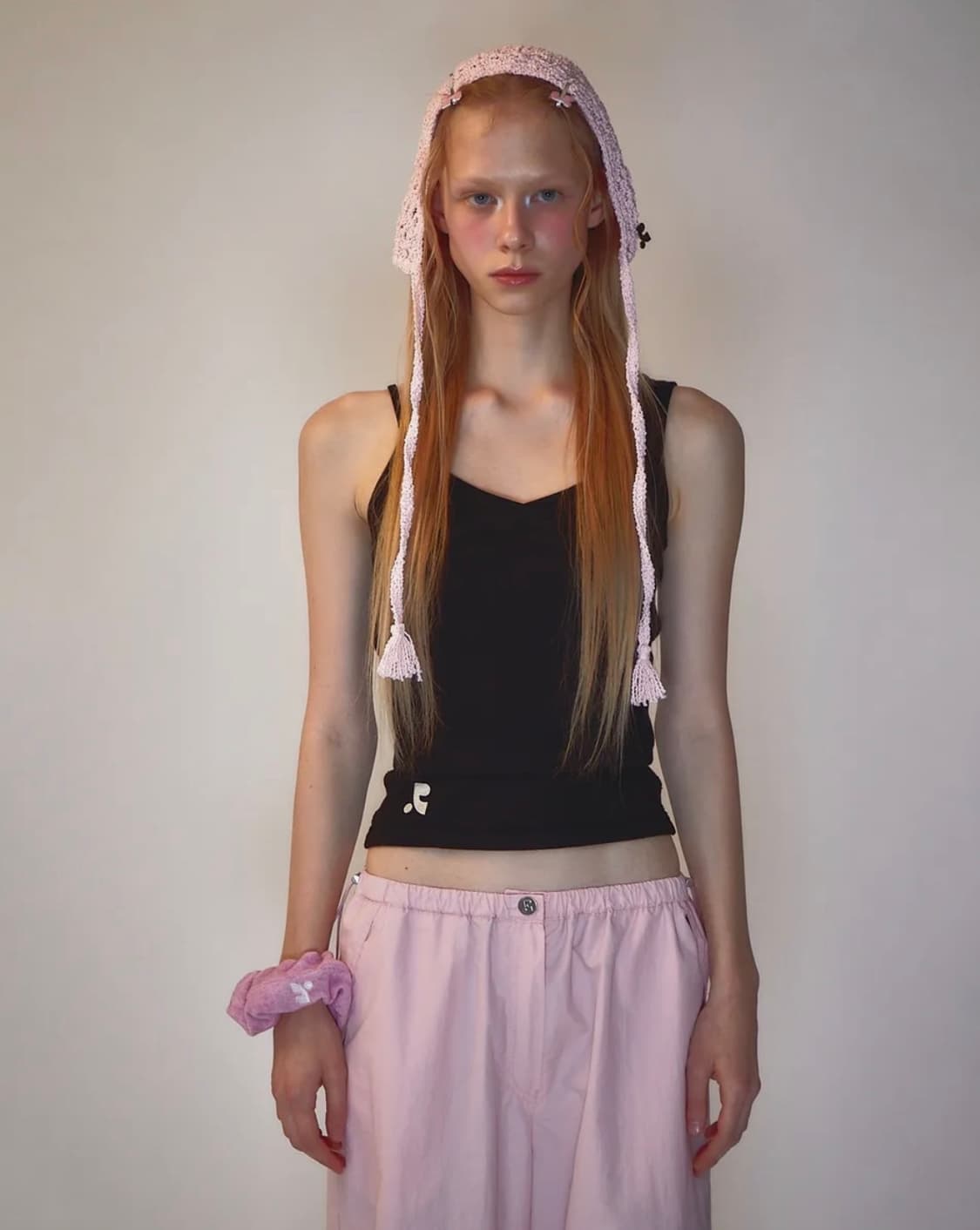 RR LOGO LAYERED TANK TOP BLACK 상품이미지2