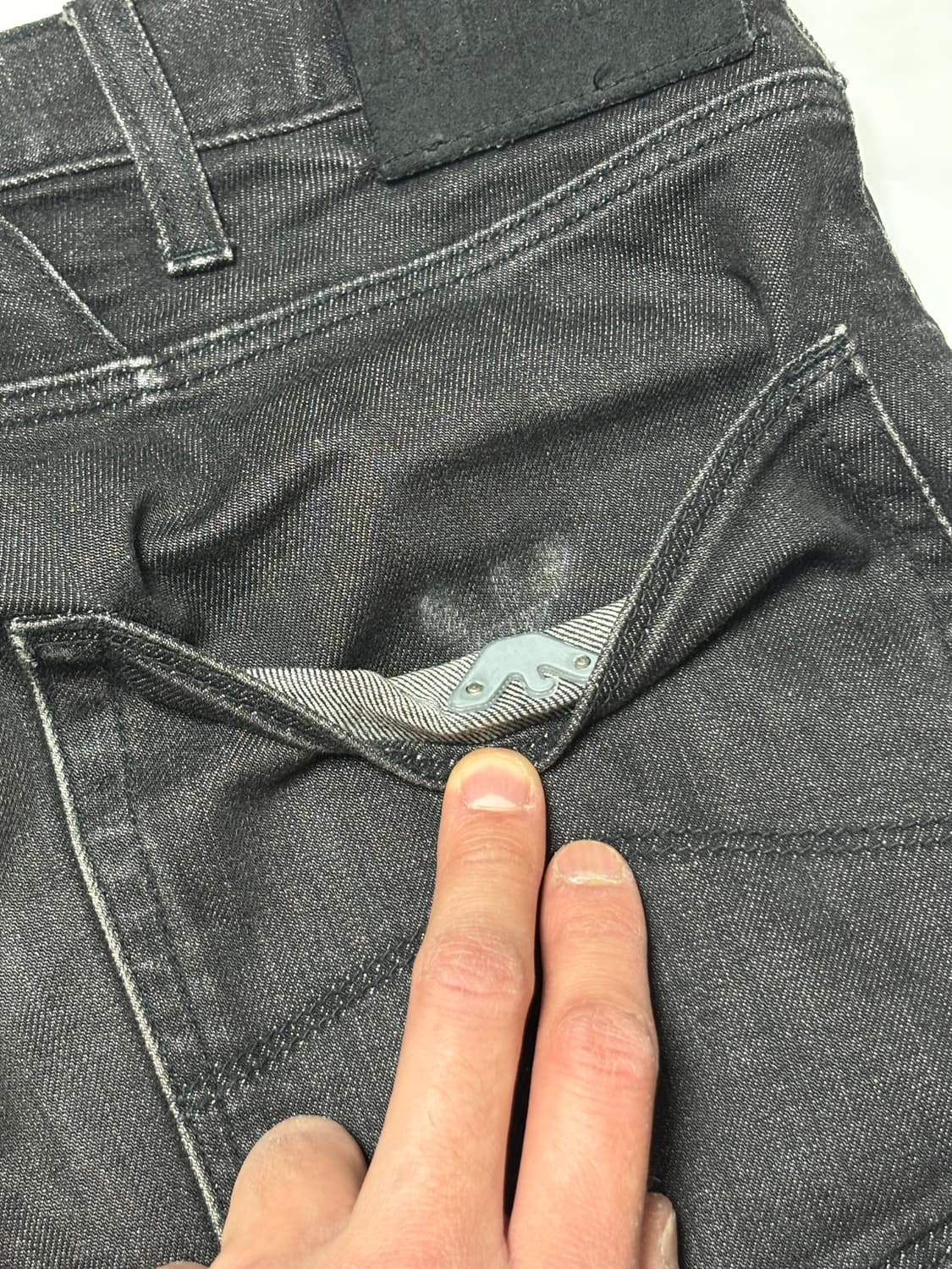 아르마니 진스 알마니 진스 청바지 데님 J45 레귤러 32사이즈 흑청바지 상품이미지5