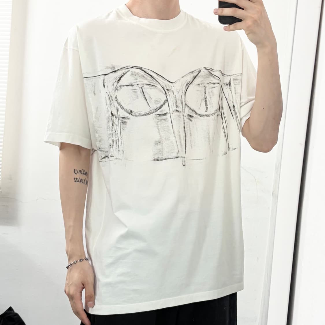 메종 마르지엘라 코르셋 반팔 티셔츠 상품이미지2