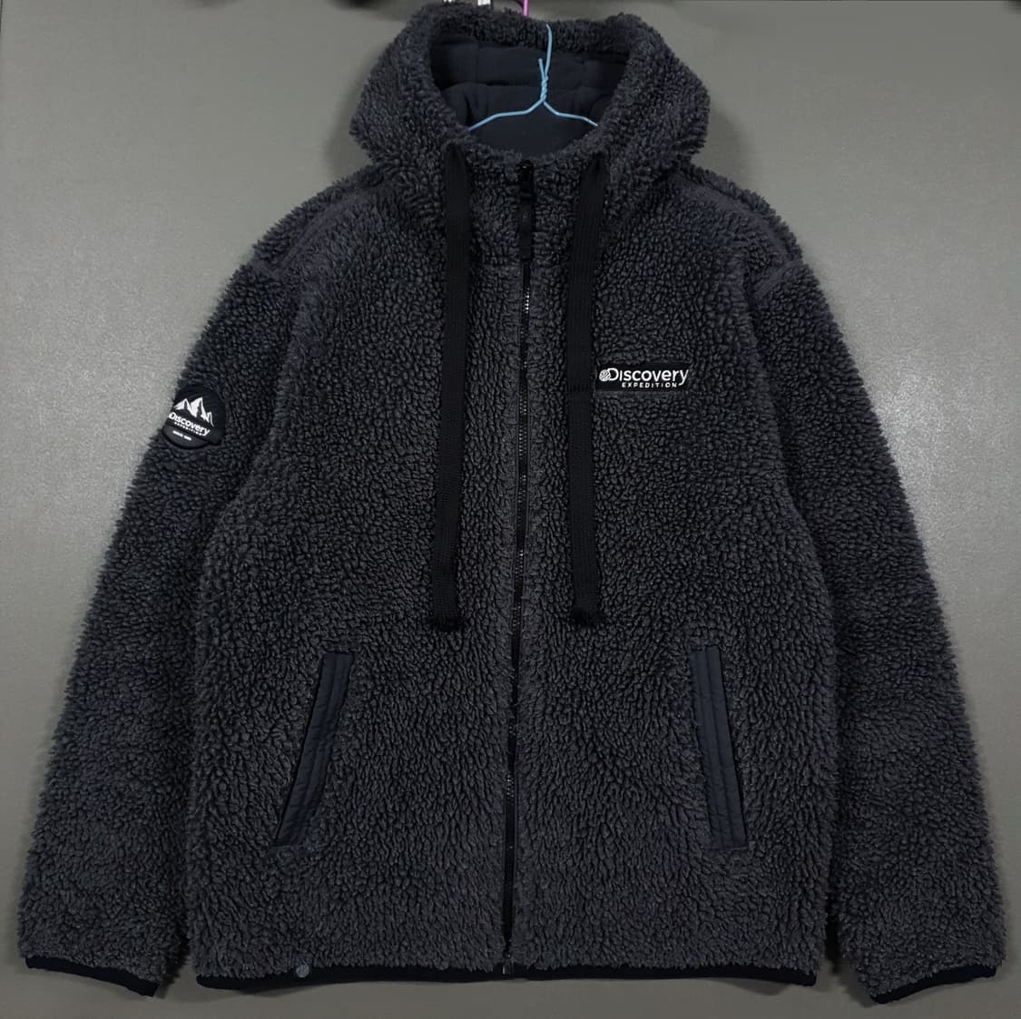 L) 디스커버리 신형 20fw 테크 플리스 쉐르파 양털 후드집업 자켓 상품이미지3