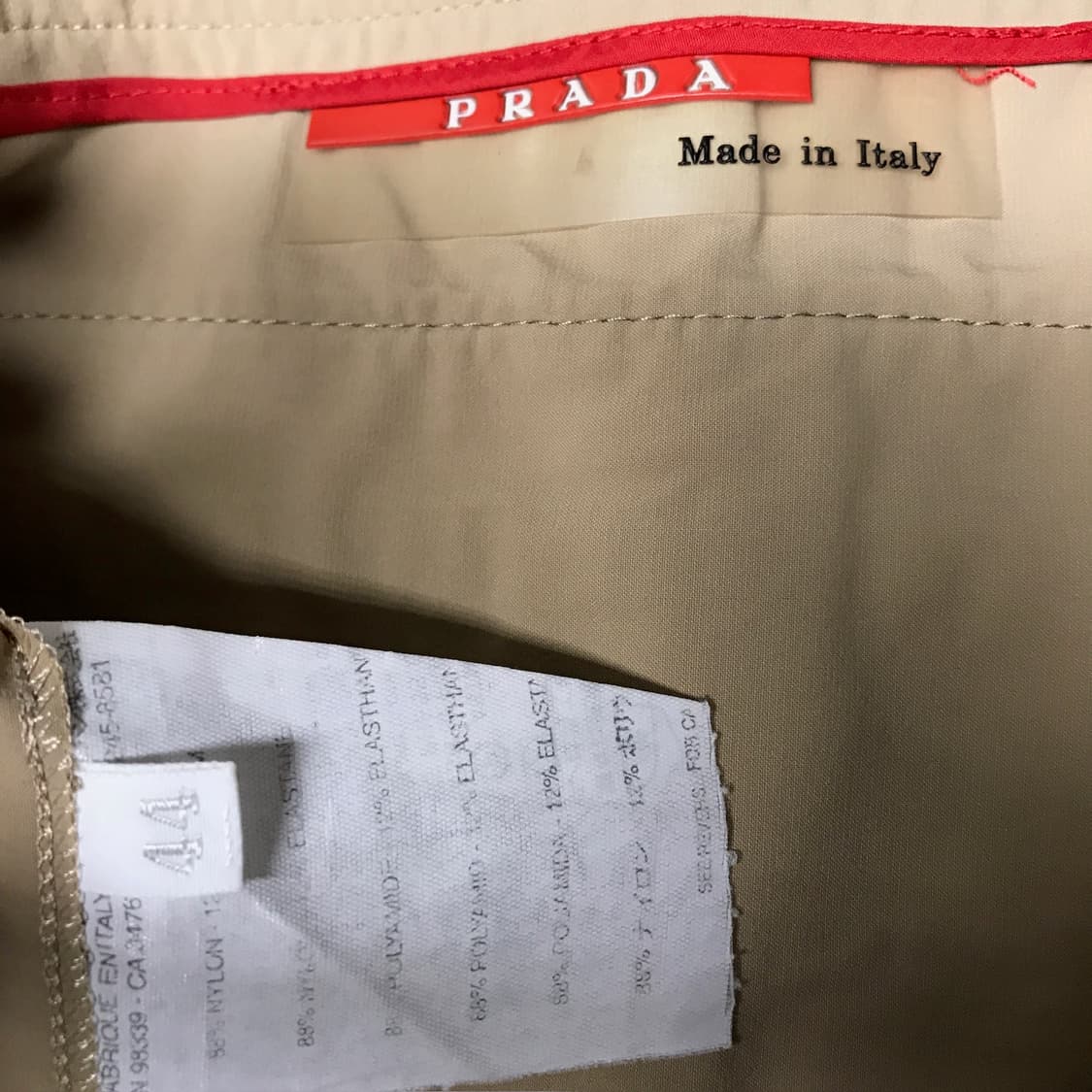 프라다 스포츠 팬츠 베이지 44(W) 상품이미지8