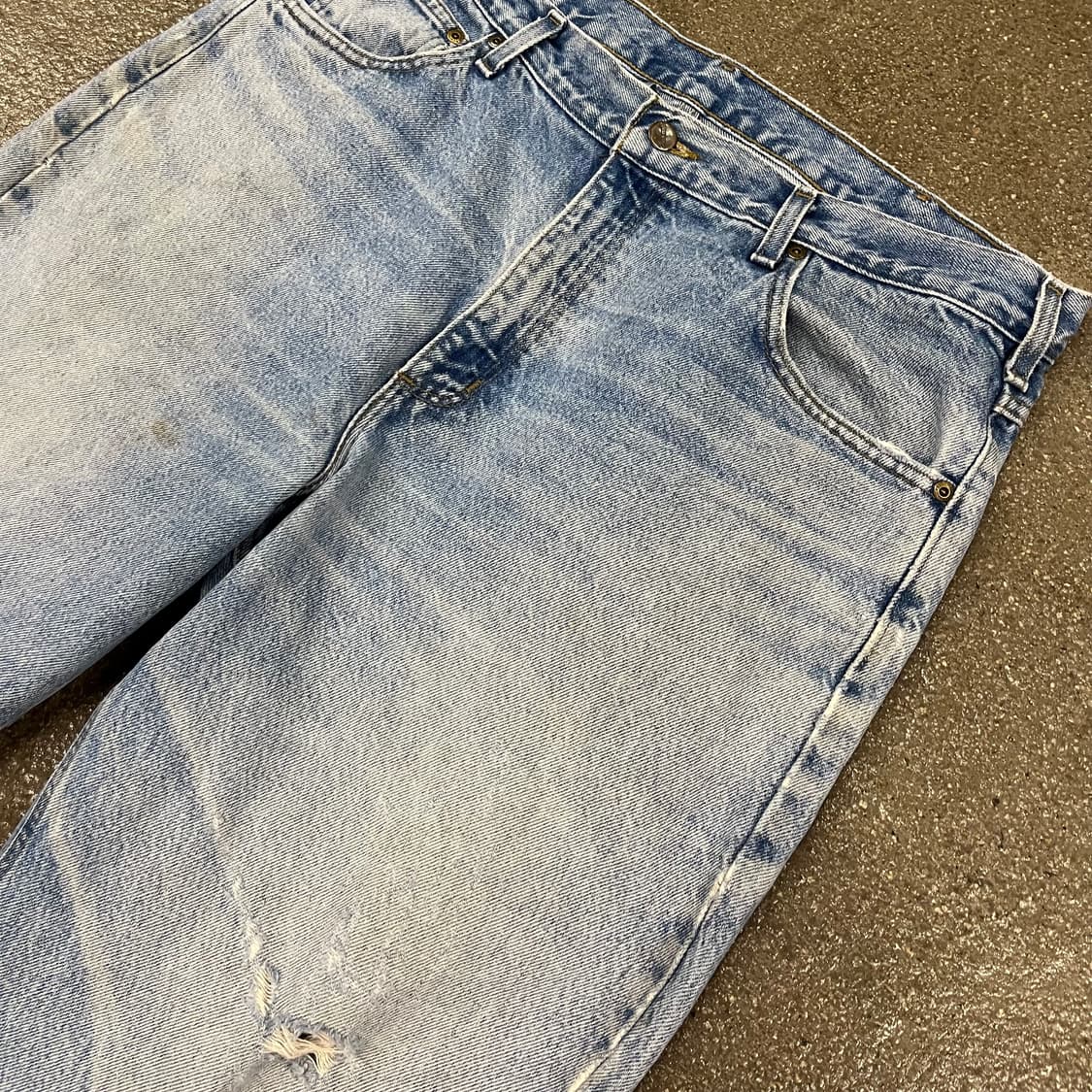 00s Carhartt  데미지 데님 팬츠 (38“) 상품이미지5