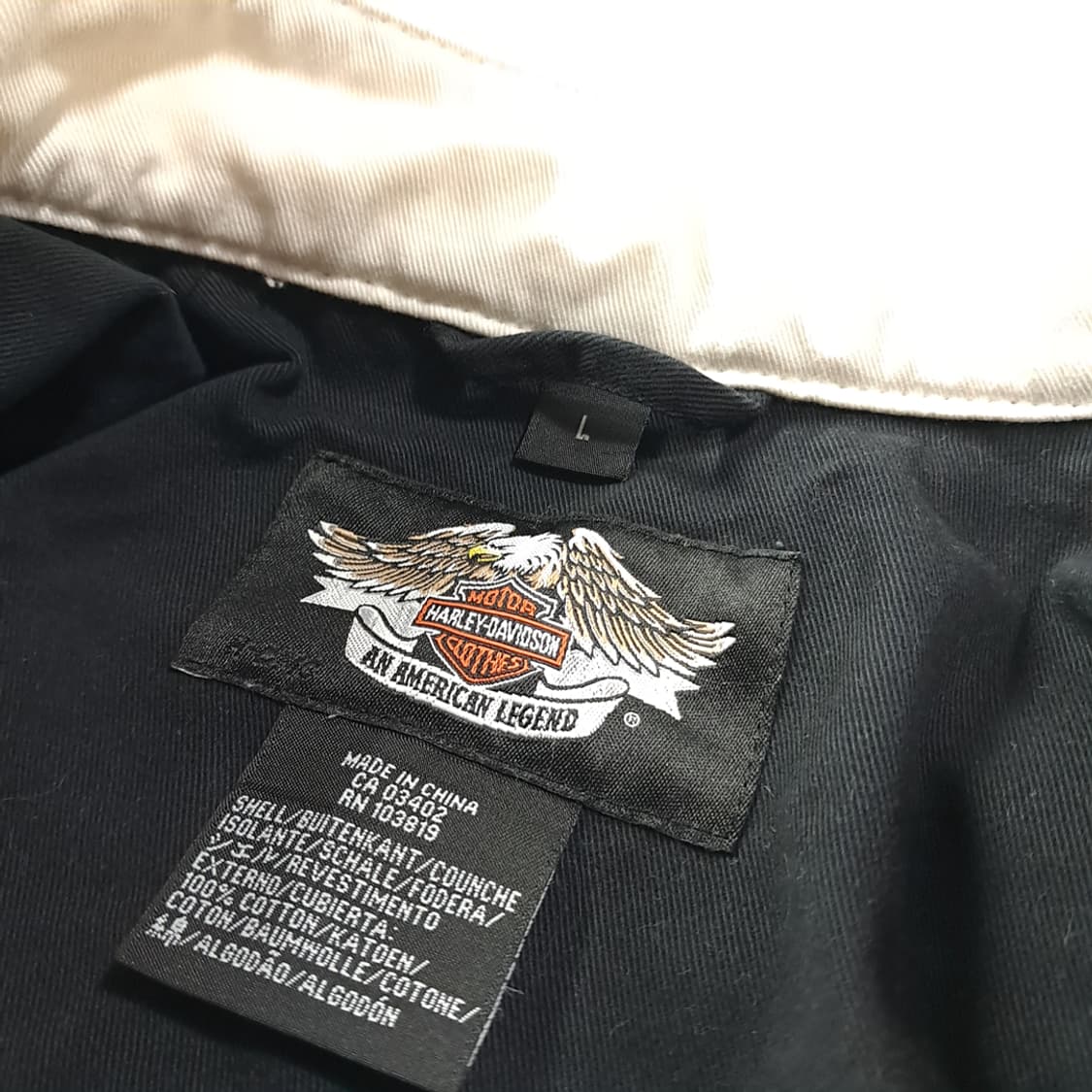 CK191 L 할리데이비슨 00s 하이웨이원레전더리 자켓 상품이미지5