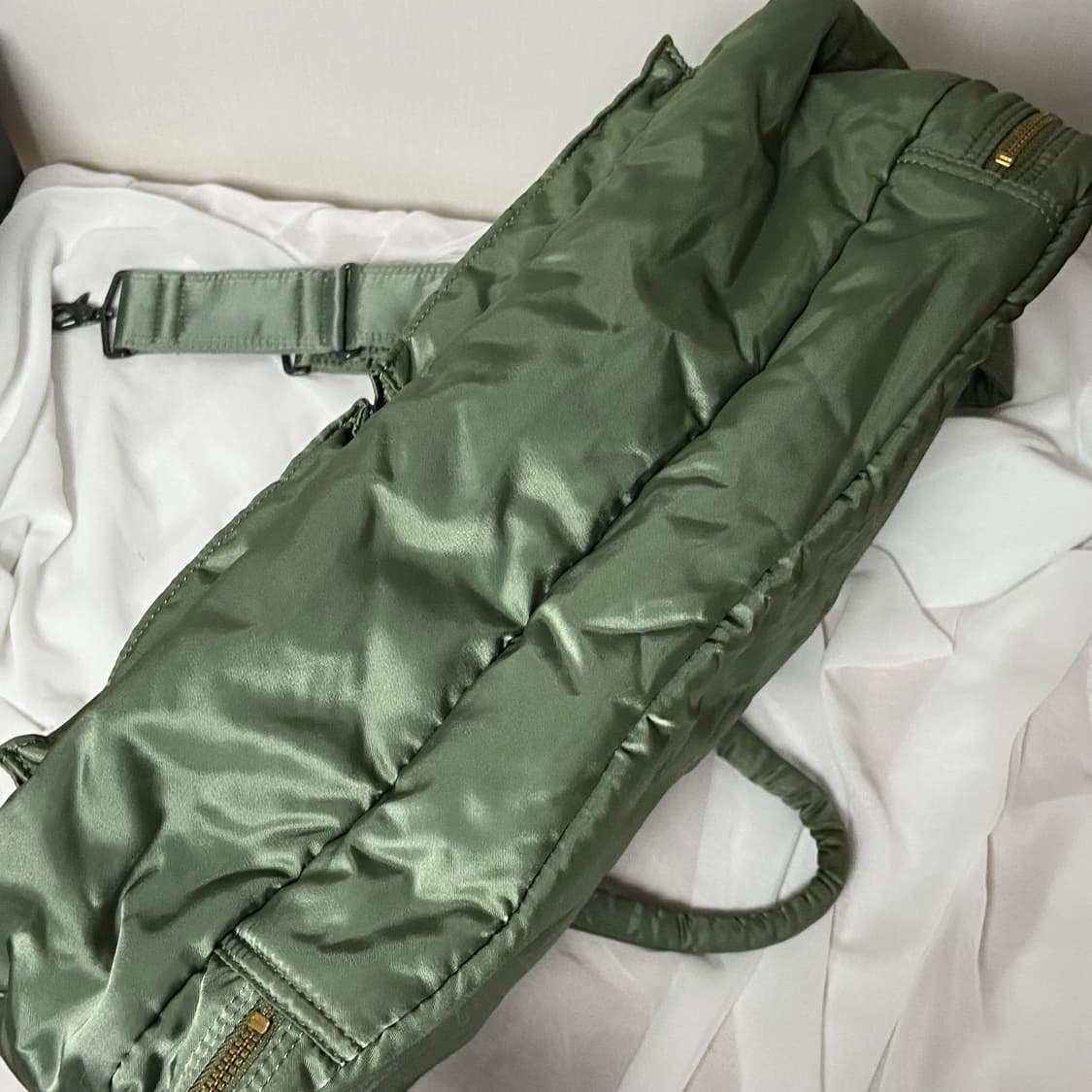 포터 탱커 2way 오버나이트 브리프케이스 세이지그린 상품이미지7