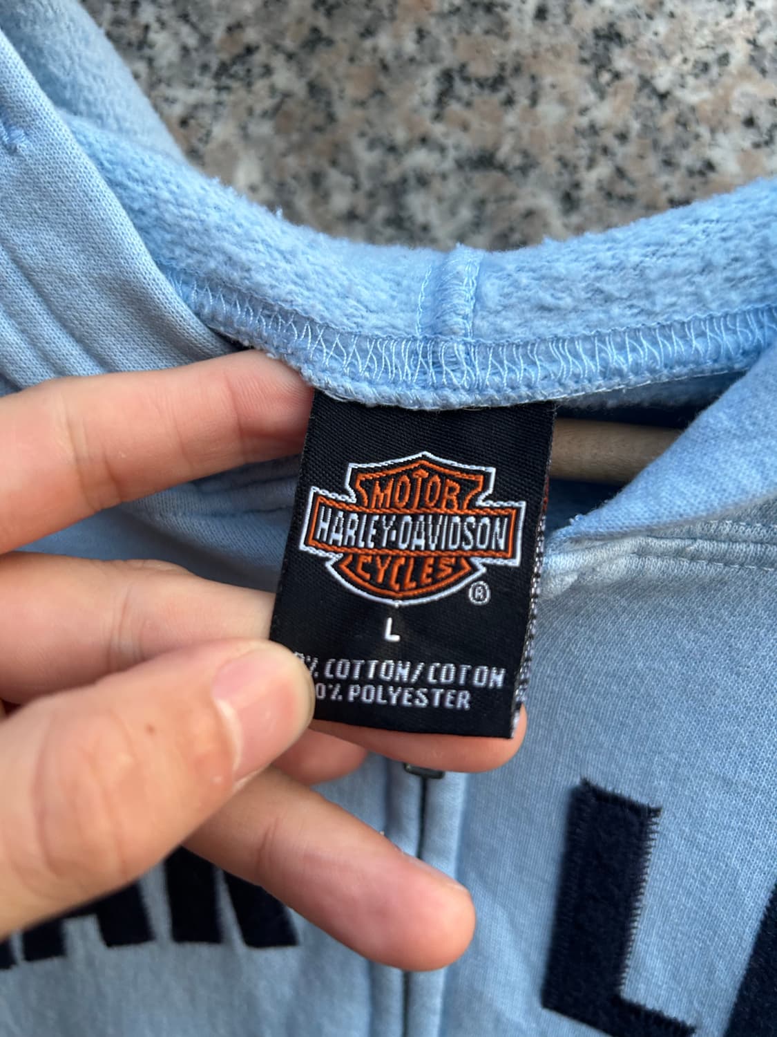 90‘s 할리데이비슨 후드집업 상품이미지4