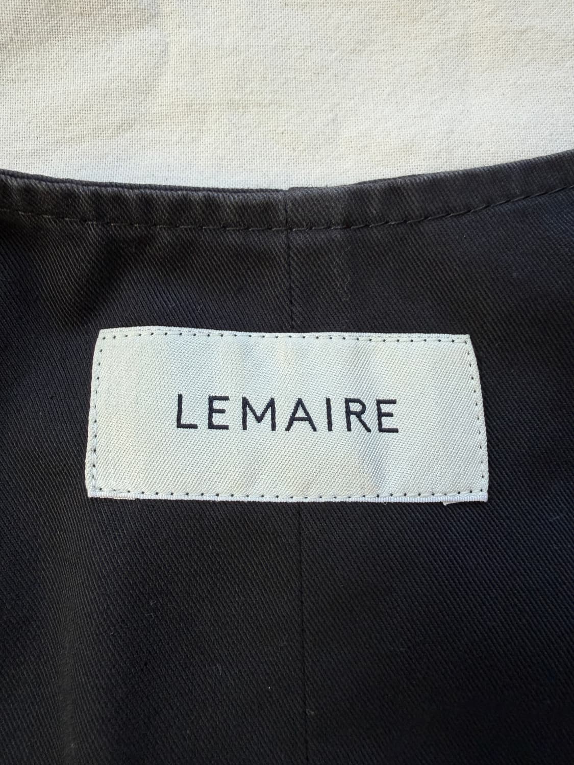 르메르 18ss 유틸리티 베스트 블랙 LEMAIRE 조끼 상품이미지3