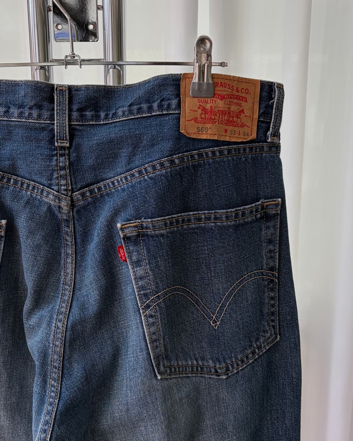 [33-34인치]리바이스 00s mexico 569 루즈 스트레이트 데님 상품이미지5