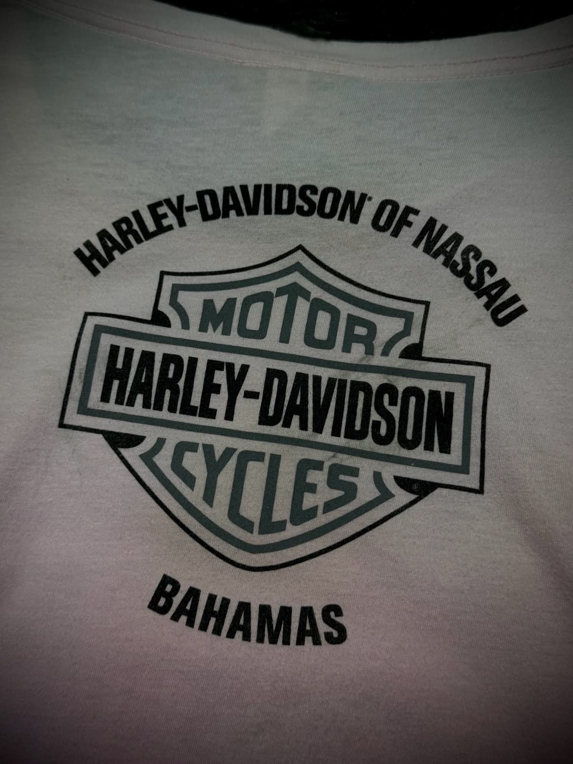 HARLEY DAVIDSON 핑크 그라데이션 하트 프린팅 반팔 티셔츠 상품이미지8