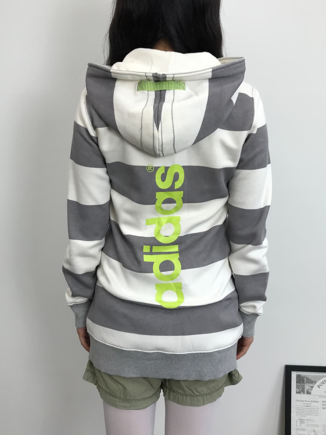 Adidas Originals Striped Zip-Up Hoodie 상품이미지2