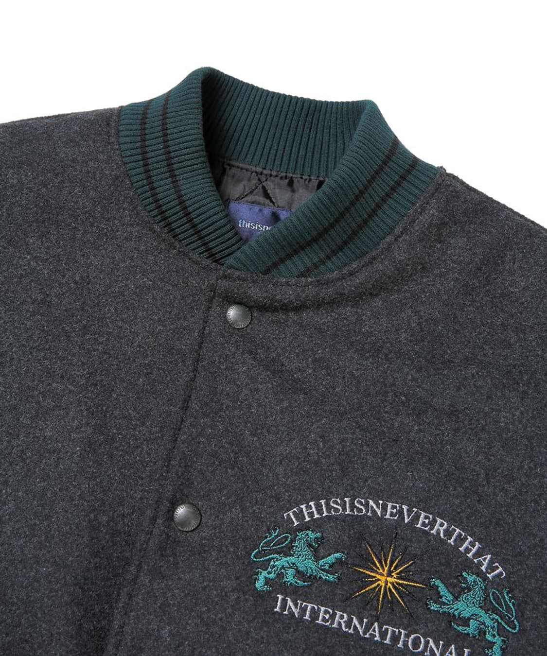 디스이즈네버댓 lion 바시티 자켓 s 상품이미지4