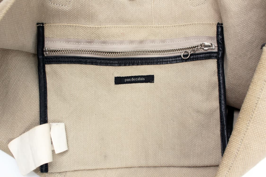 PAS DE CALAIS Natural Tote Bag (Made In  상품이미지7