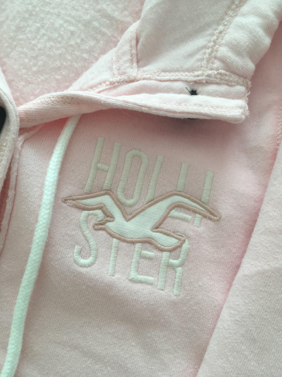 홀리스터 연핑크 버튼업 후드집업 Hollister 히메갸루 핀터레스트 상품이미지9