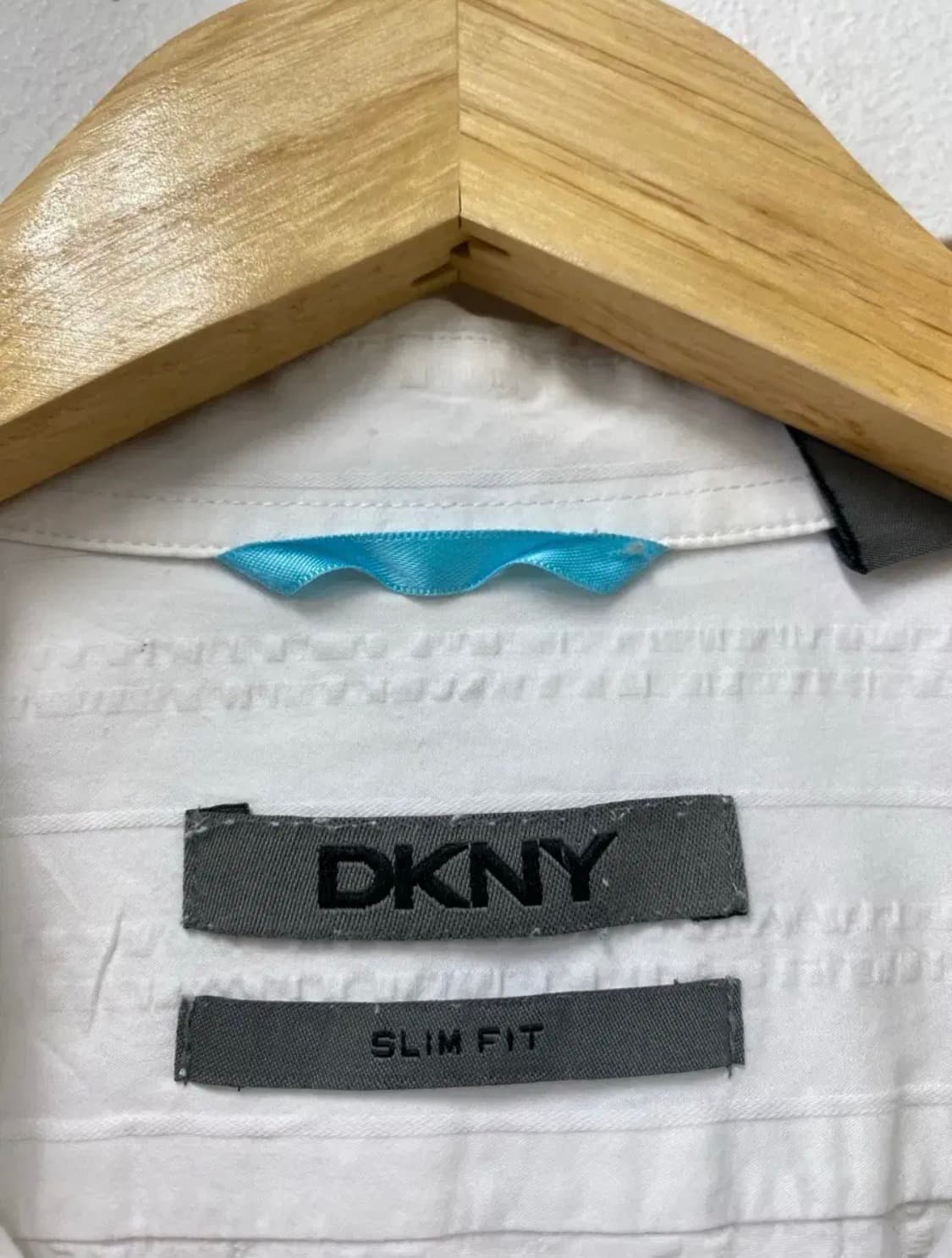DKNY 시어서커 엠보싱 텍스처 클래식 셔츠 M 상품이미지5