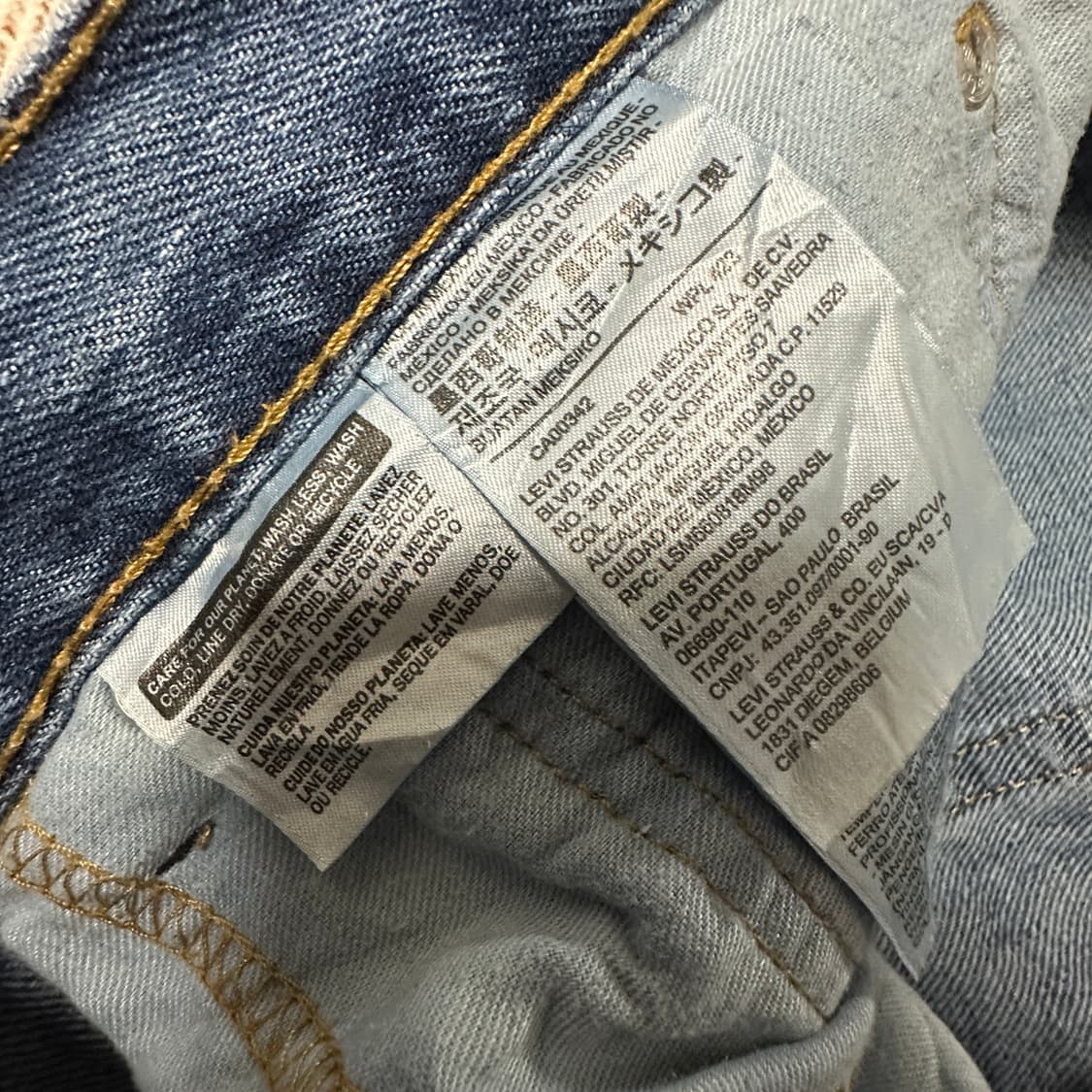 LEVI'S 505 mexico made denim pants 상품이미지5