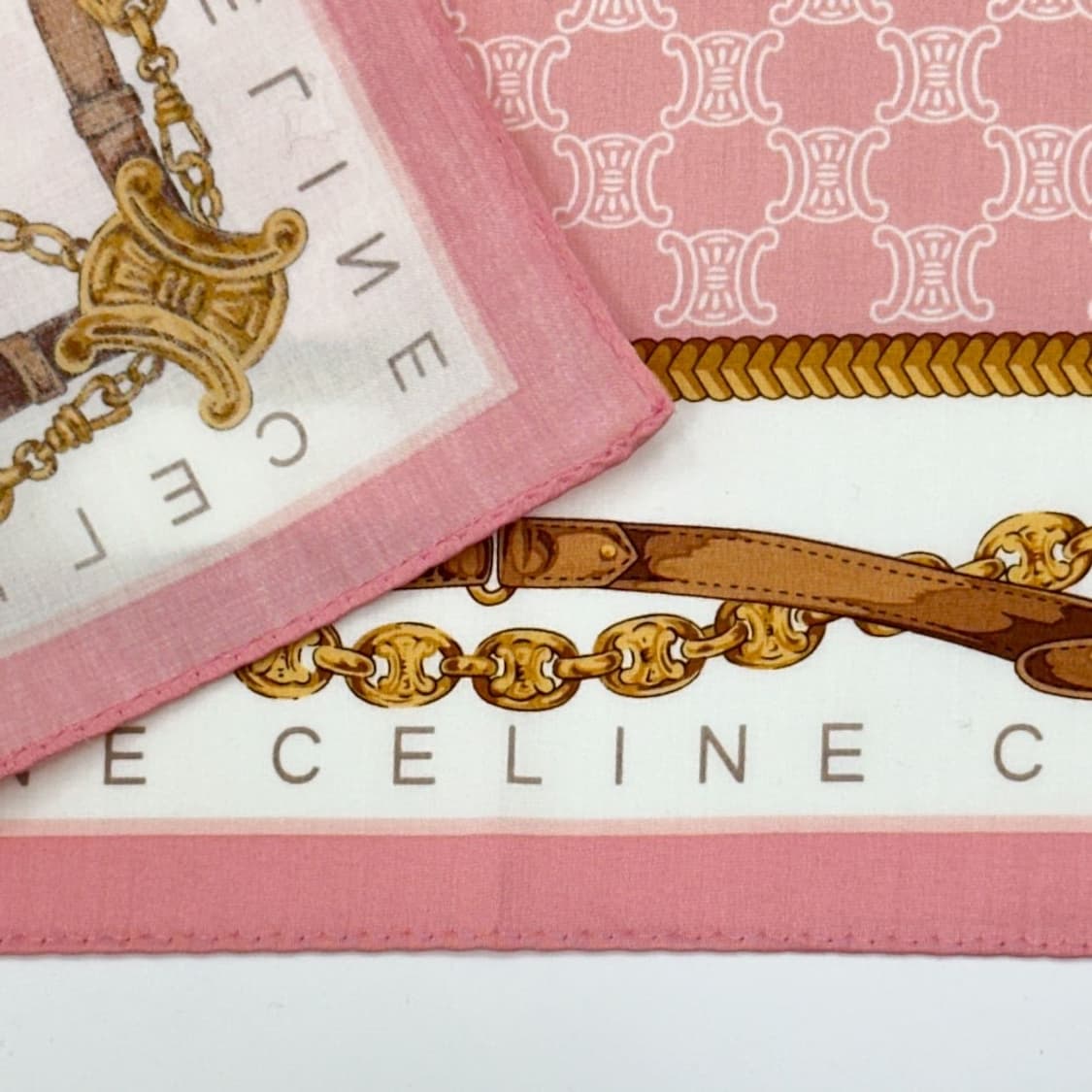 (새상품) celine / 셀린느 쁘띠스카프 손수건 상품이미지4