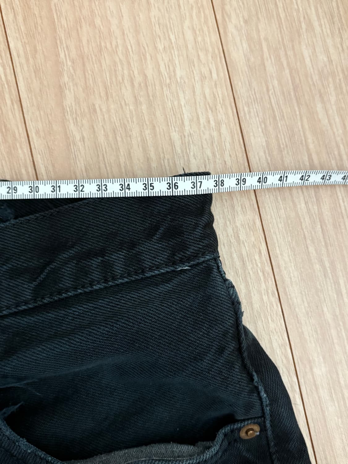 M) 올드파크 배기진 블랙 상품이미지5
