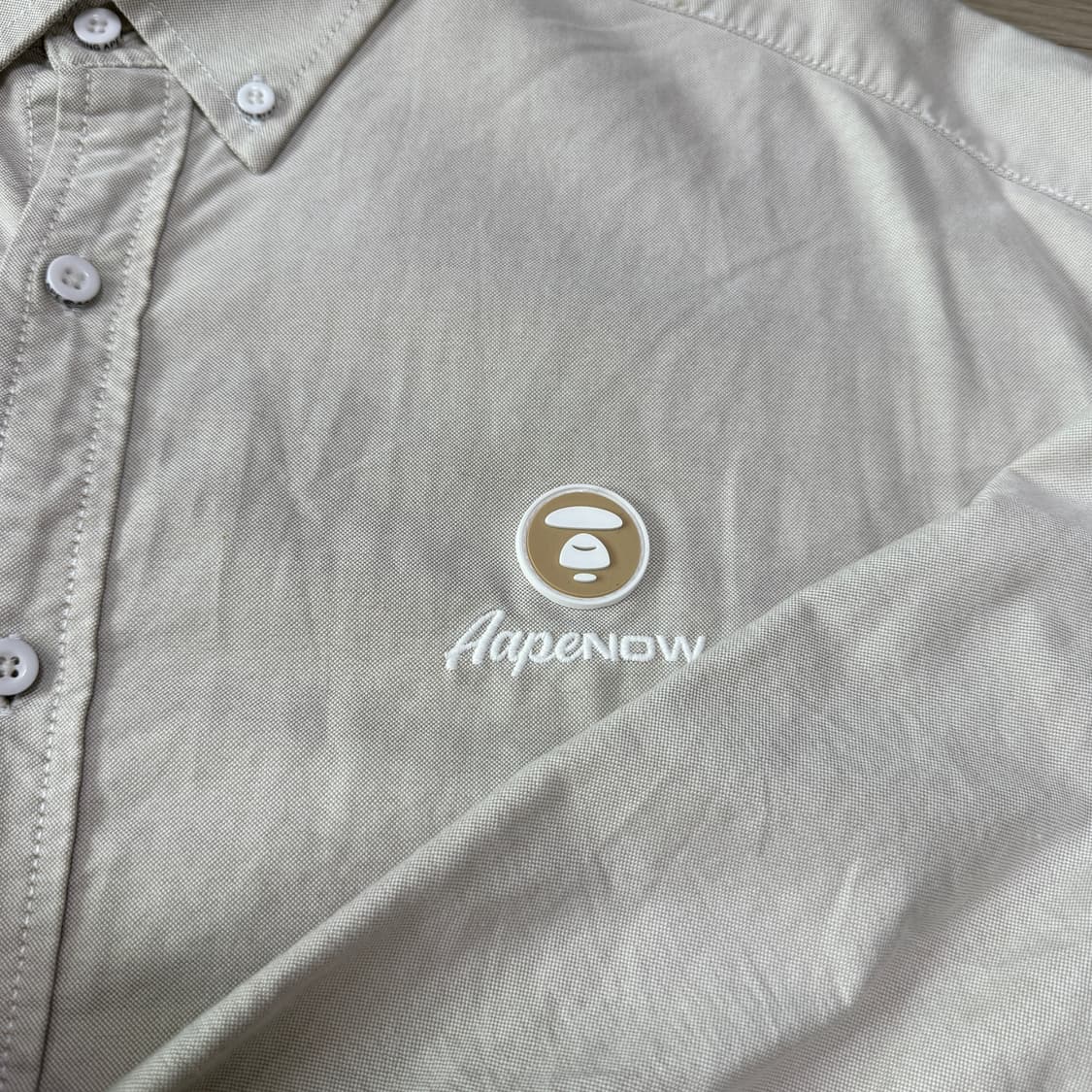 에이프 AAPE 베이지 셔츠 L 상품이미지4
