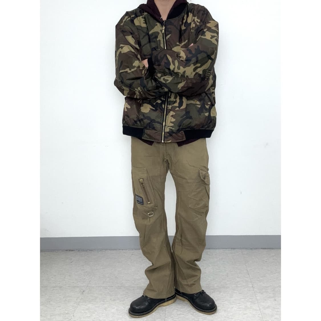 빈티지 카모 블루종 MA1 봄버자켓 상품이미지2