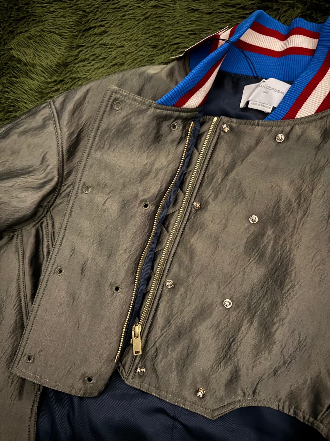 [36] Esteban Cortazar 에스테반 코르타자르 사틴 봄버 상품이미지6